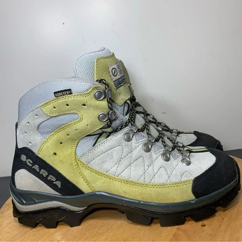 Scarpa Kailash GTX Hiking Boots Sz 40 EU W8.5/M7.5 Suede Gray Mountain Gorpcore - Picture 6 of 16